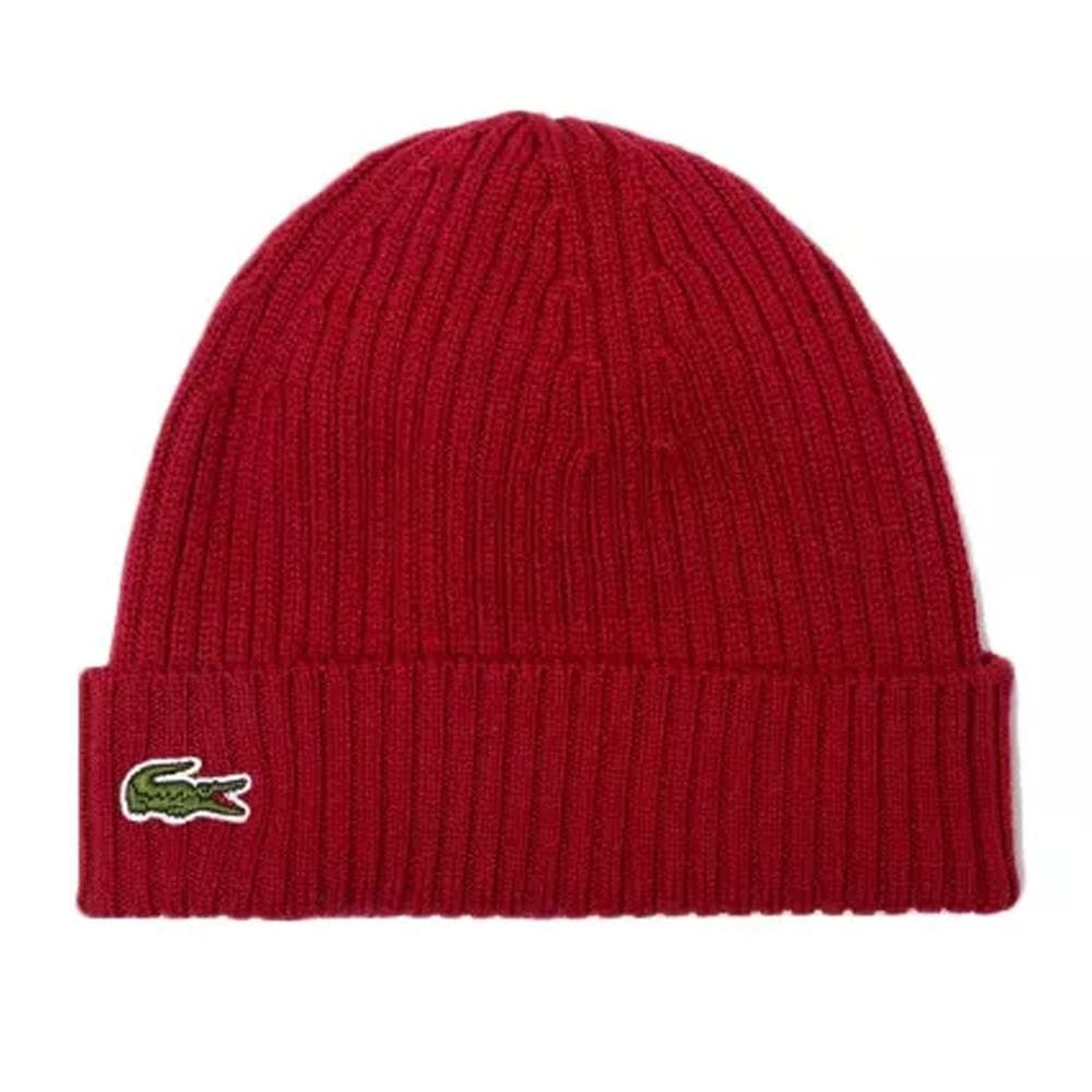 Bonnet Rouge Femme Lacoste RB0001 1
