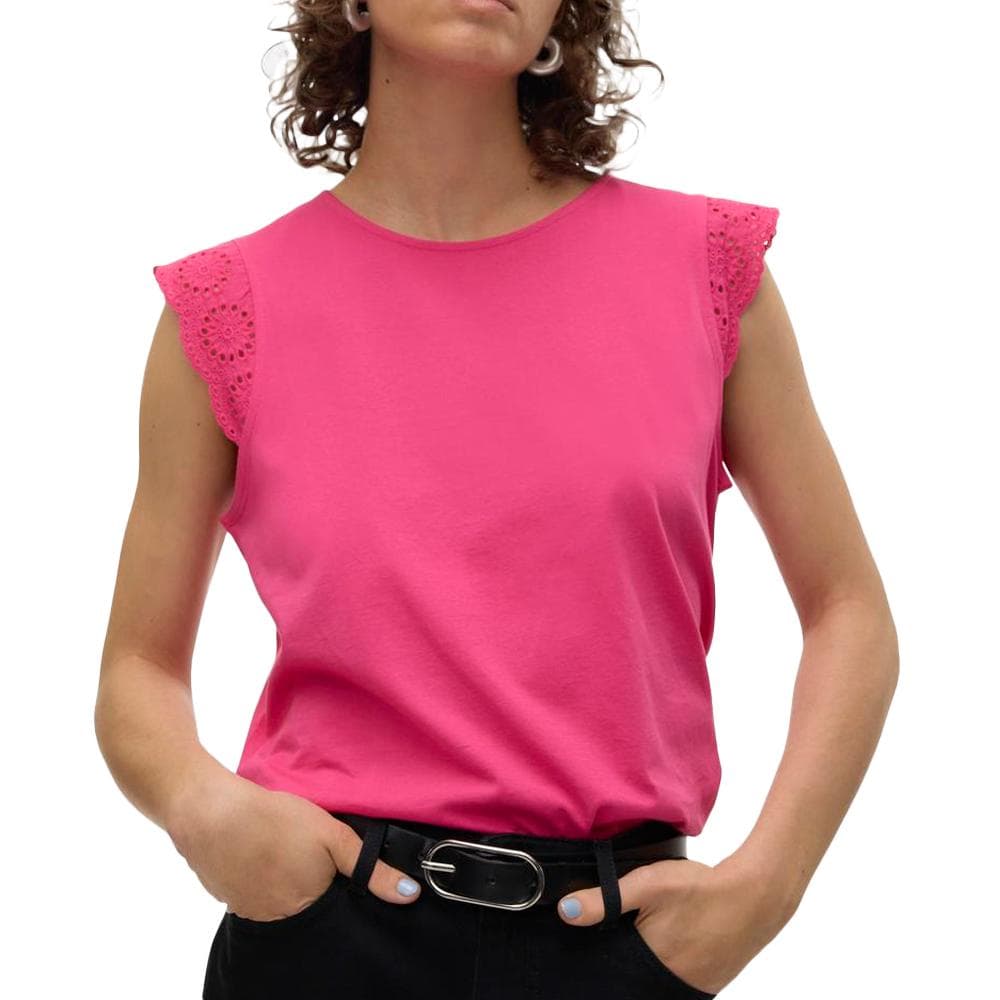 Top Or Femme Vero Moda Vmemily Sl Gathering Top Jrs Noos 10305210-R°Y 1
