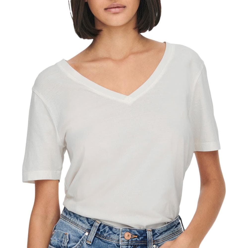 T-shirt Blanc Femme JDY Farock 1