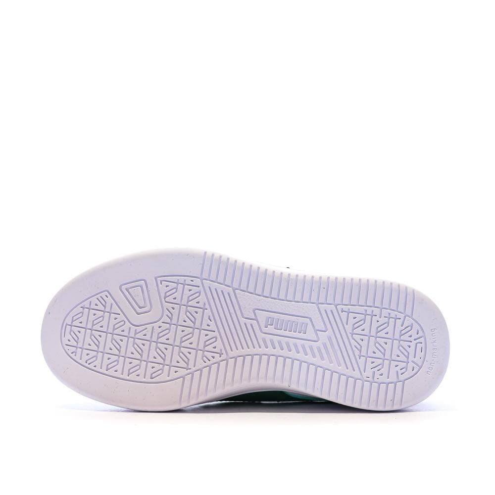 Baskets Blanches/Noires/Vertes Garçon Puma Caven 5