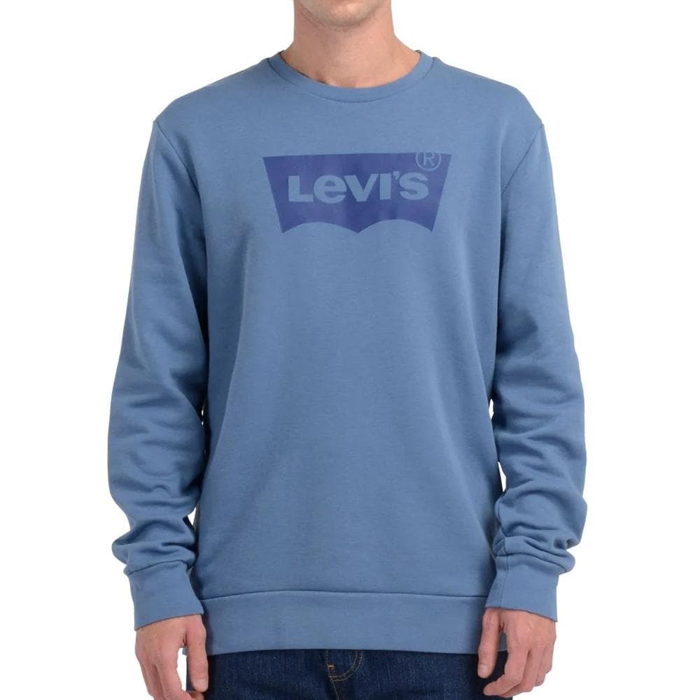 Sweat Bleu Homme Levi's fleece 1