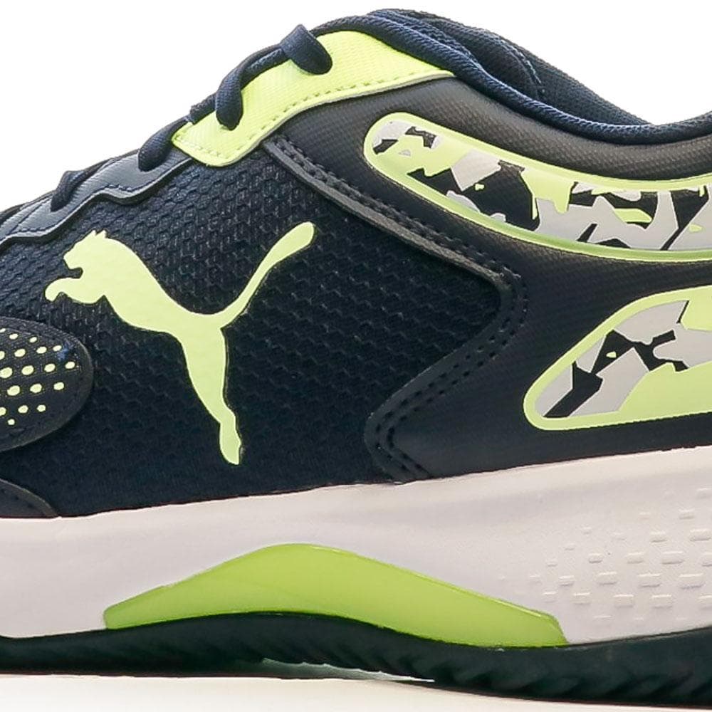 Chaussures de Padel Noire/Jaune Homme Puma Solarcourt 7