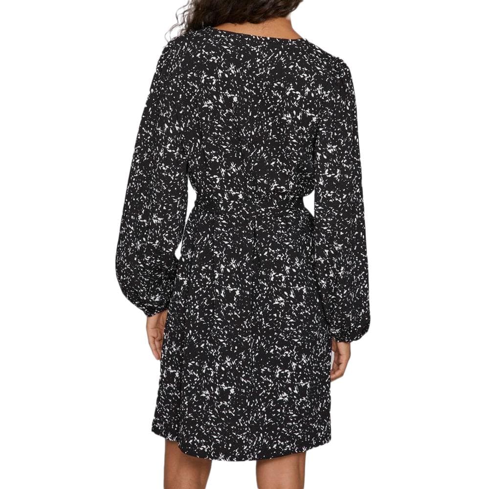 Robe Noir/Blanc Femme Vila Peffi 2