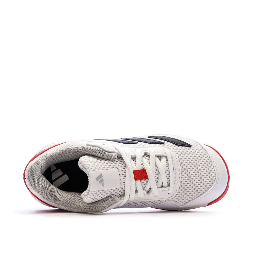 Chaussures de tennis Blanches/Rouges Garçon Adidas Courtflash 4