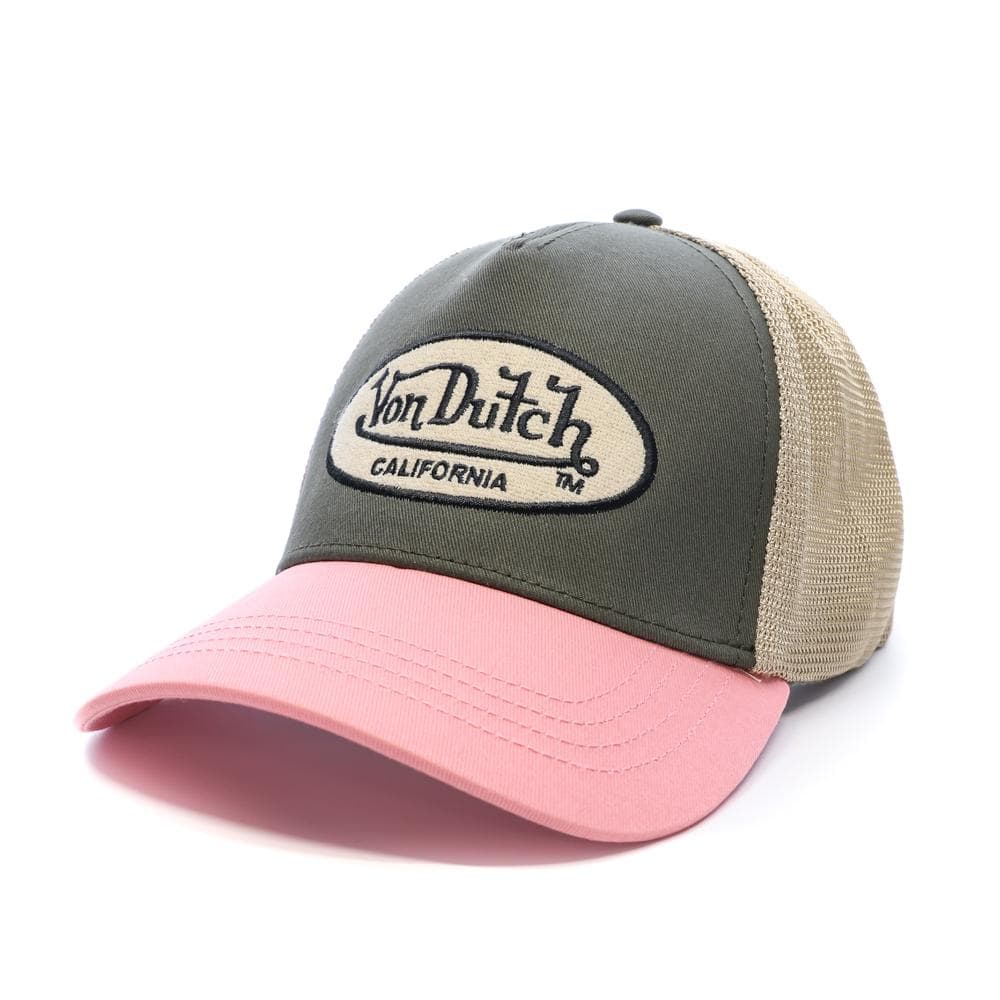 Casquette Kaki/Rose Homme Von Dutch Ahig 1