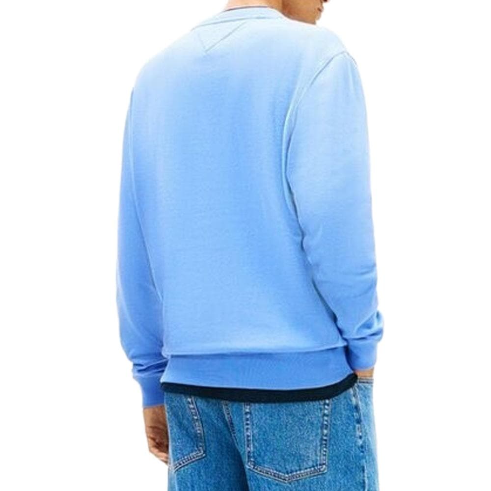Sweat Bleu Homme Tommy Hilfiger Reg Flag Crews 2