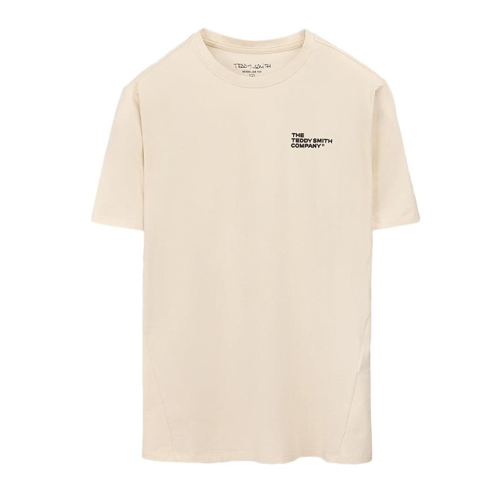 T-Shirt Beige Garçon Teddy Smith Company 1