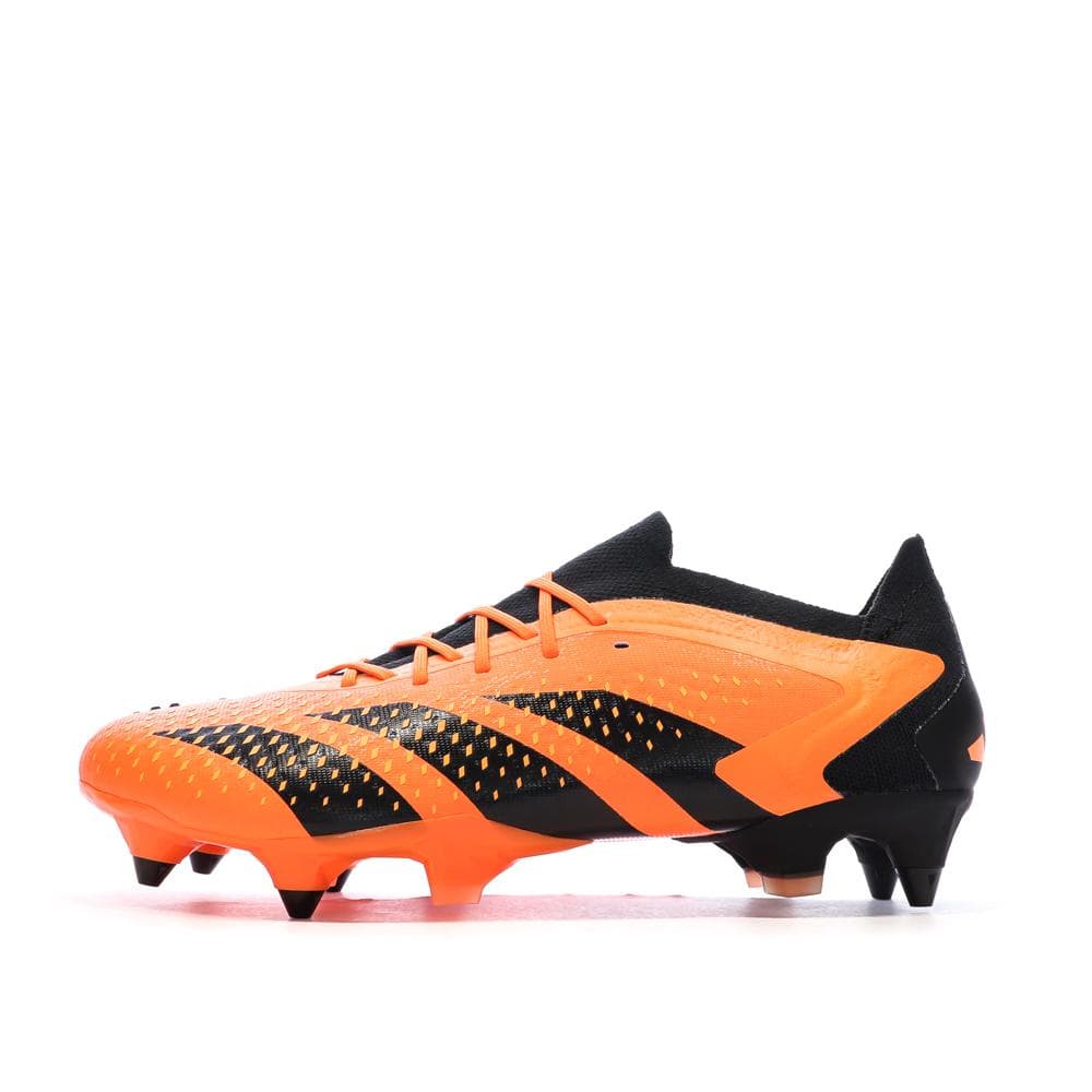 Chaussures de Foot Orange/Noir Adidas Predator Accuracy.1 L SG 1
