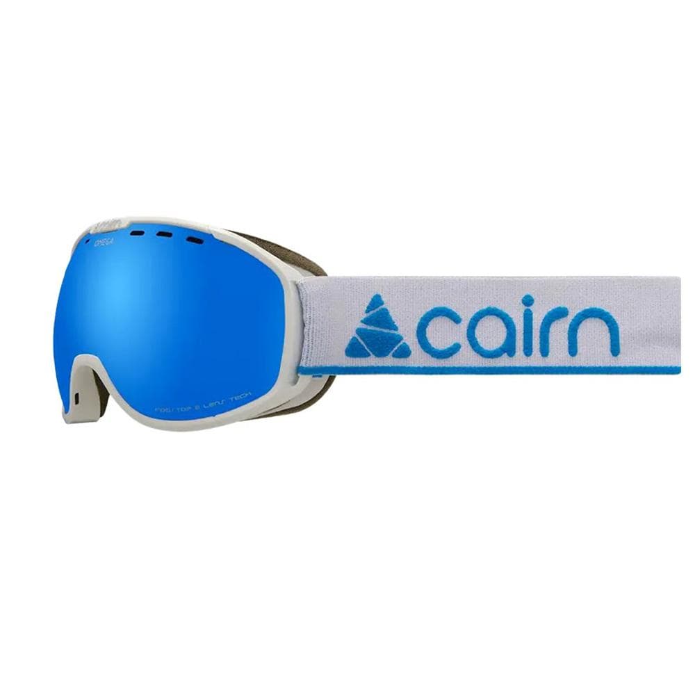 Masque de Ski Blanc Sport Mixte Cairn Omega Spx3 Shiny 1