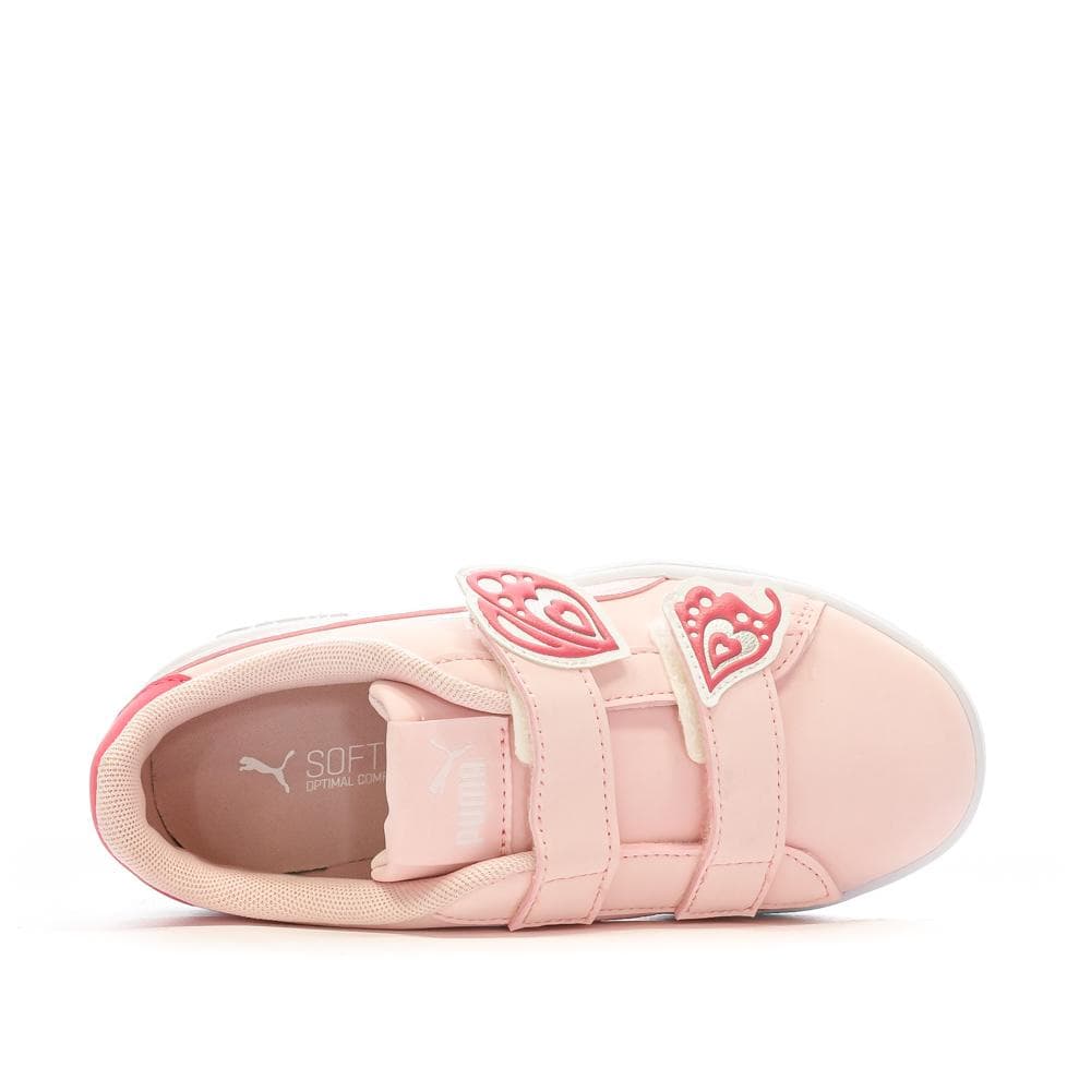 Baskets Rose Fille Puma Smash Butterfly 4
