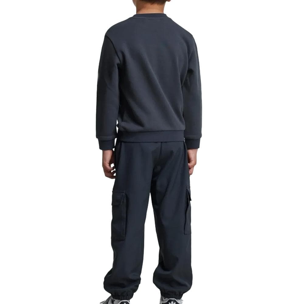 Ensemble Gris Enfant Adidas Crew Set 2
