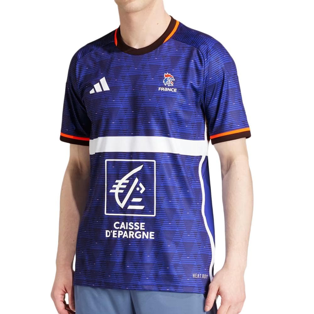 Maillot Equipe de France Handball Bleu Homme Adidas 2024 1