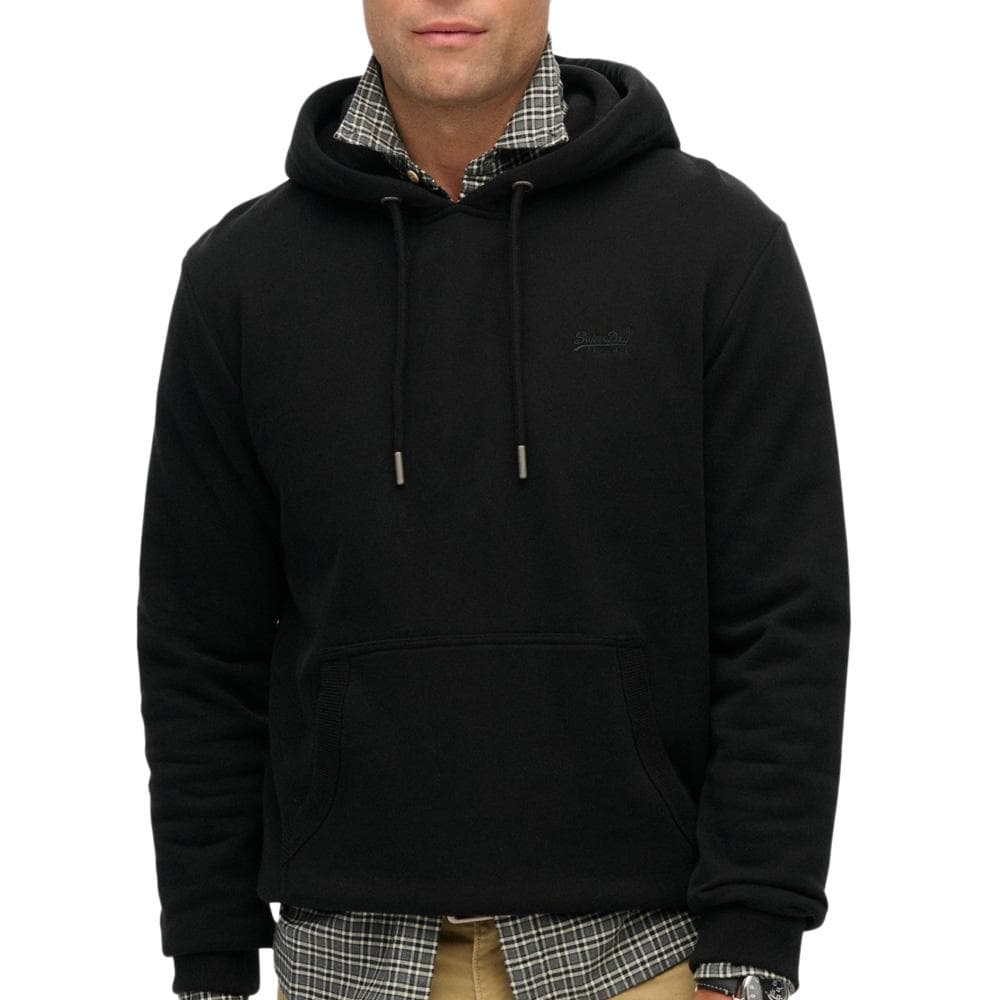 Sweat Noir Homme Superdry Essential Logo HB 1