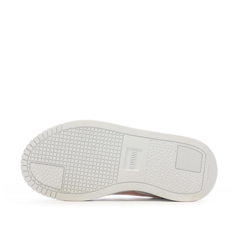 Baskets Blanches/Rose Fille Puma Carina 04 5