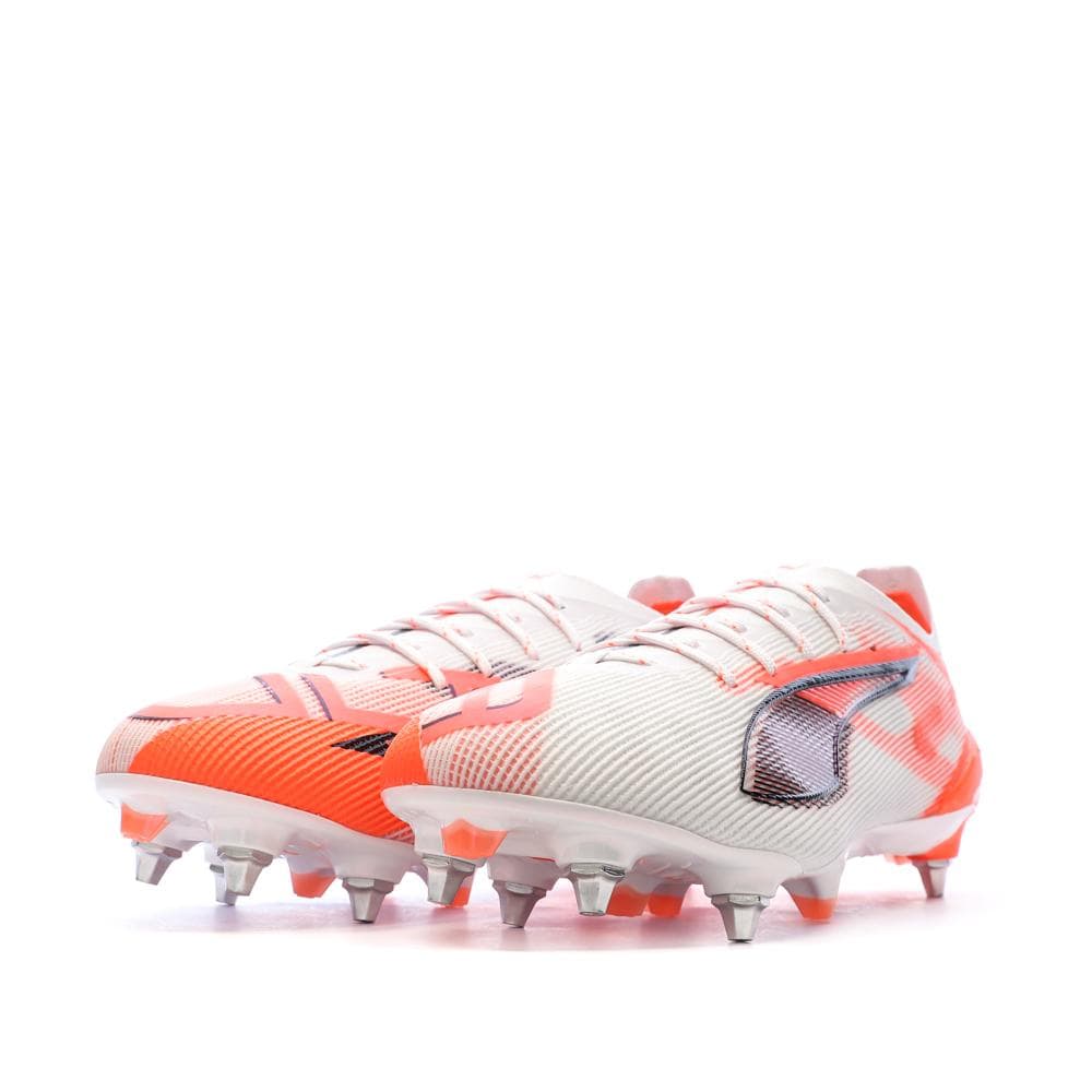 Chaussures de football Blanches/Orange Homme Puma Ultra 5 Ultimate 6