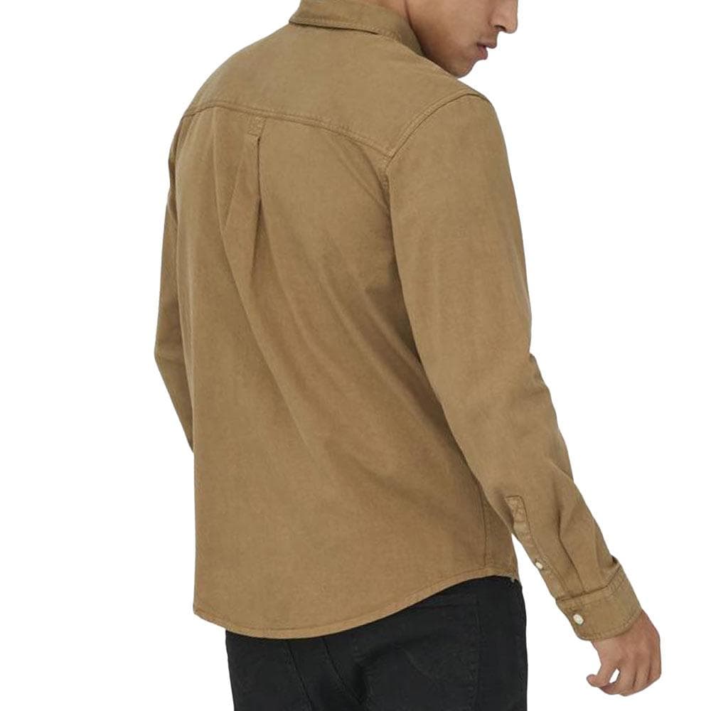 Chemise Marron Homme Only & Sons Sotto 2