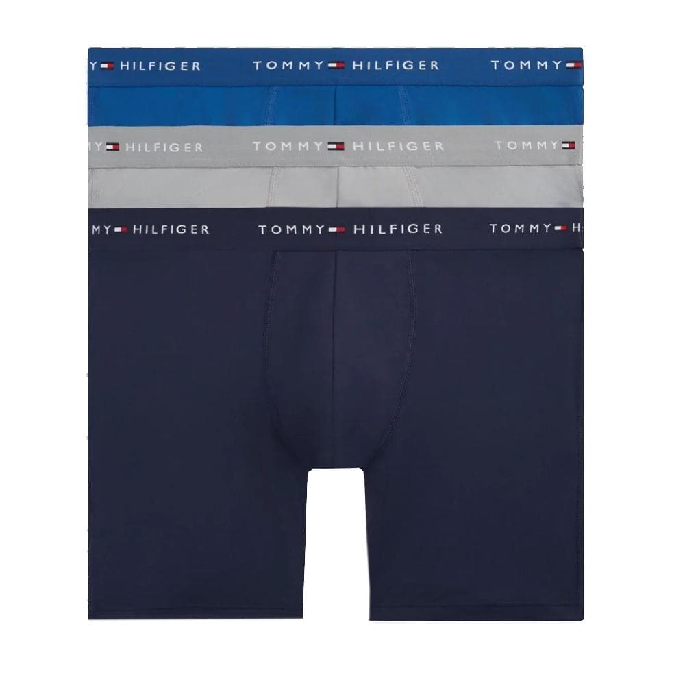 X3 Boxers Bleu/Gris/Marine Homme Tommy Hilfiger Brief 1