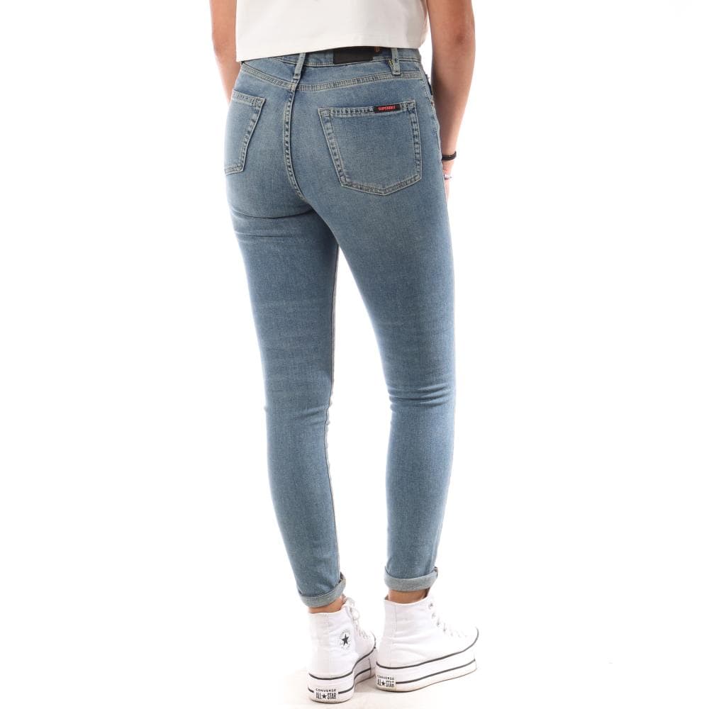 Jean Skinny Bleu Femme Superdry Vintage High Rise 2
