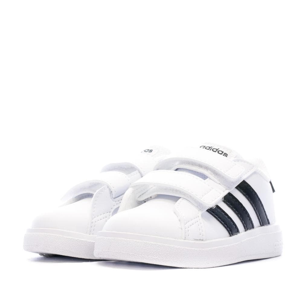 Baskets Blanc/Noir Bébé/Garçon Adidas Grand Court 2.0 6