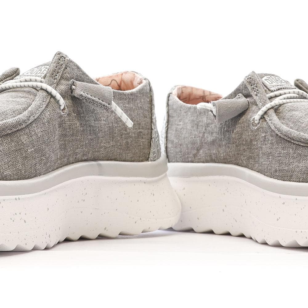 Chaussures Grises Femme Hey Dude Peak Chambra 7