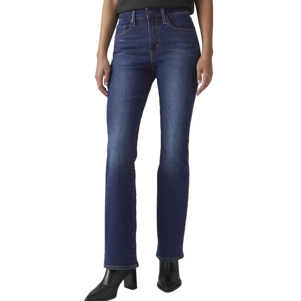 Jean 725 Bleu Foncé Bootcut Femme Levi's High Rises 1