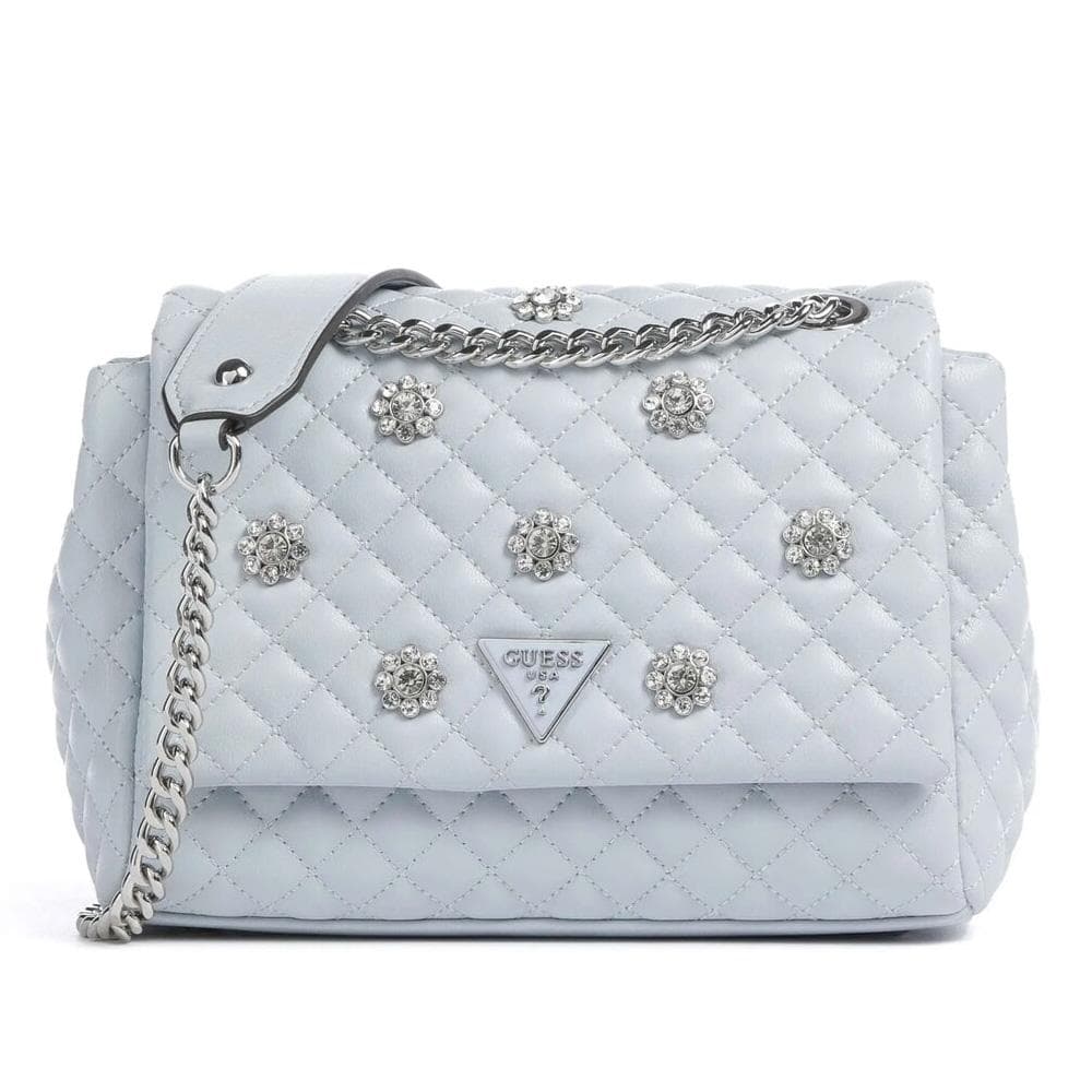 Sac à Bandoulière Bleu Clair Femme GUESS Xbody 1