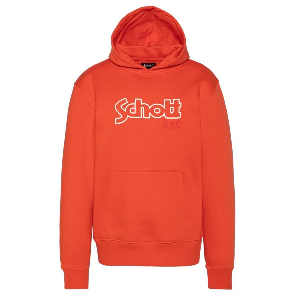 Sweat à Capuche Orange Garçon Schott Sidney 1