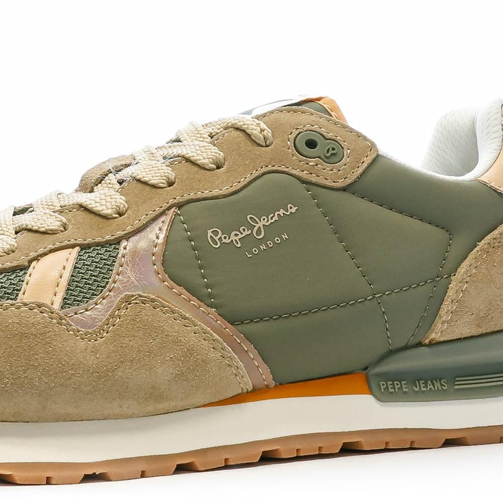 Baskets Kaki Femme Pepe jeans Pepe jeans Brit Jump 7