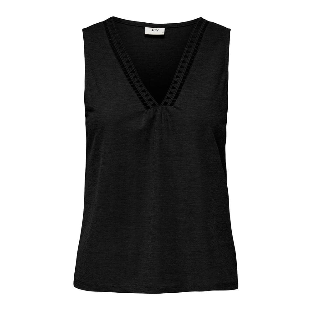 Débardeur Noir Femme JDY Crochet 1