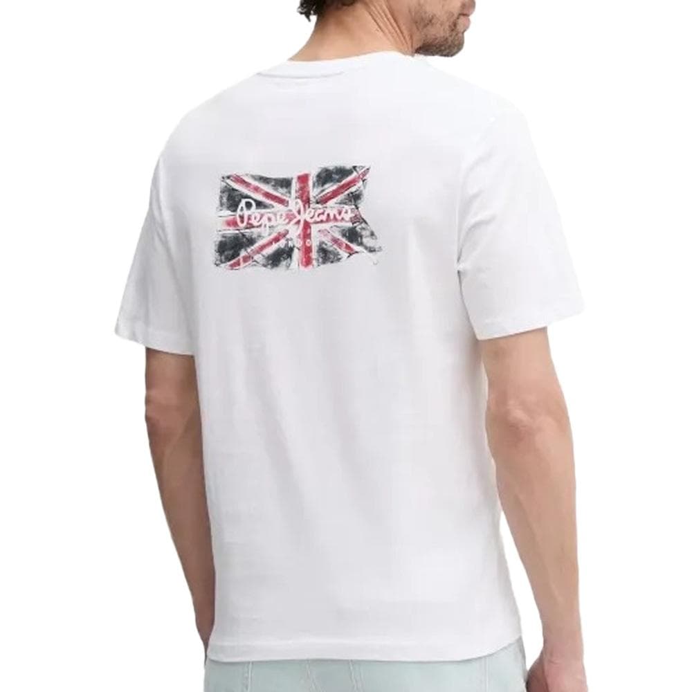 T-shirt Blanc Homme Pepe Jeans Dulwich 2