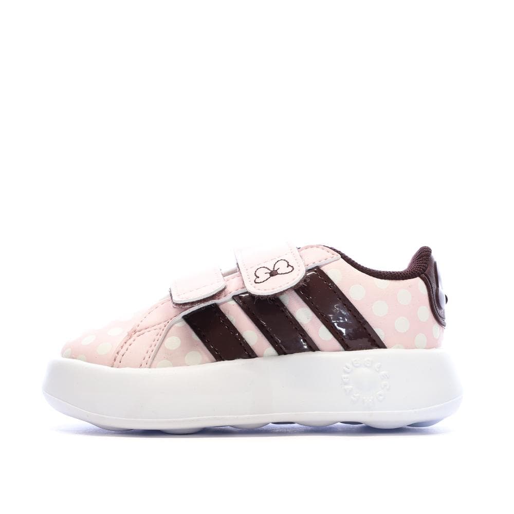 Baskets Rose Bébé Fille Adidas Minnie Grand Court 1