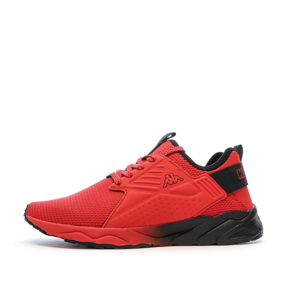 Baskets Noires/Rouge Garçon Kappa San Puerto Lace 1