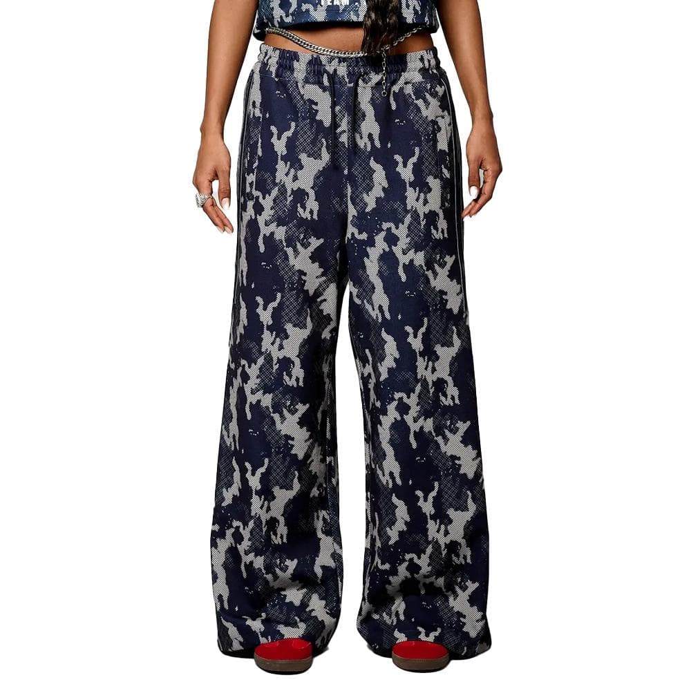 Pantalon fluide Bleu/Gris Femme Kaporal Viral 1