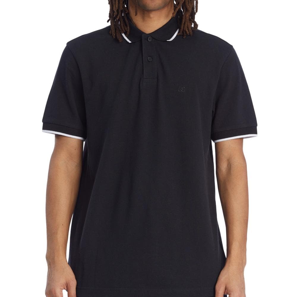 Polo Noir Homme Dc shoes Coldbrew 1