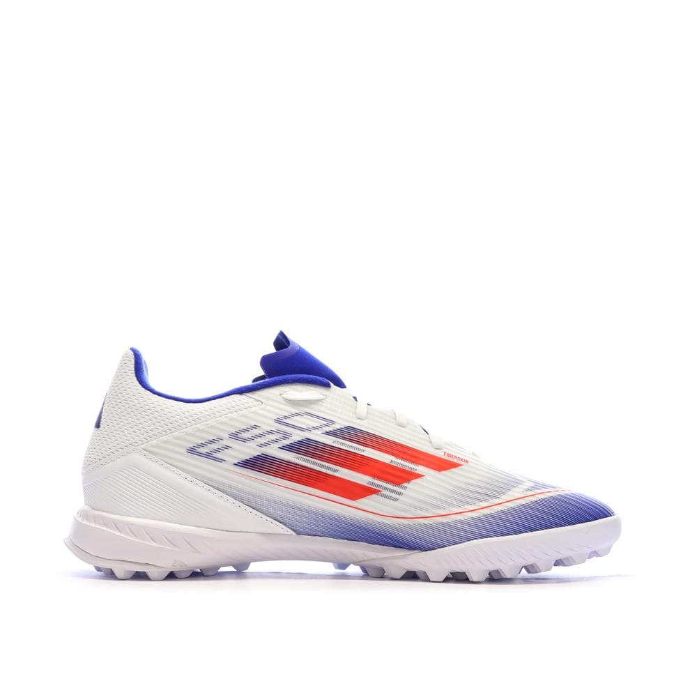 Chaussures de Foot Blanc/Bleu Adidas F50 League TF J 2
