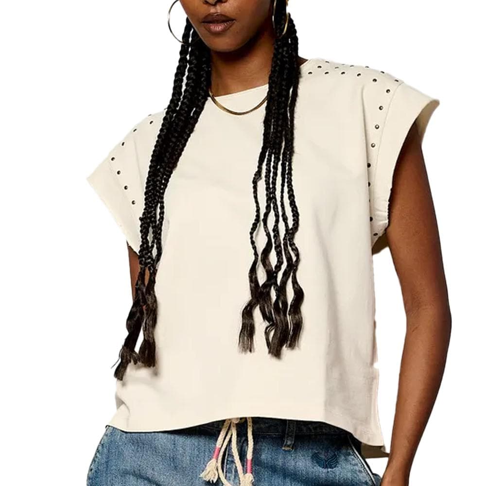 T-shirt Ecru Femme Kaporal VISIOE25 1