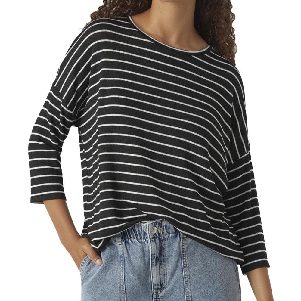 Pull Noir/Blanc Femme Vero Moda Brianna 1