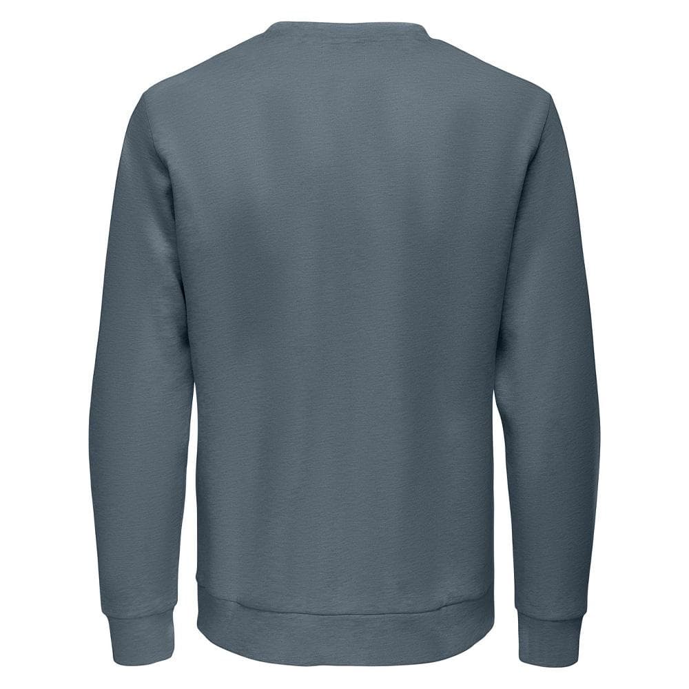 Sweat Bleu Grisé Homme Only & Sons Chase 2