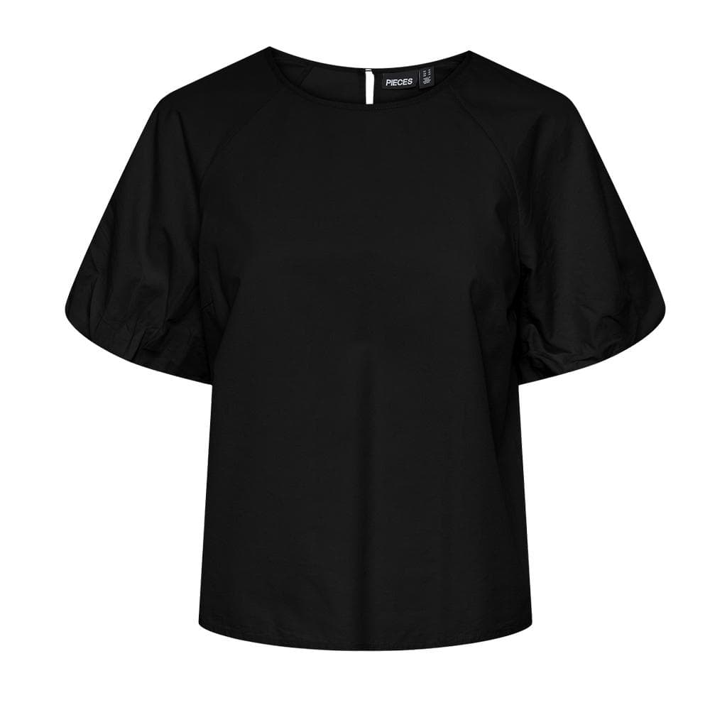 Blouse Noire Femme Pieces Karson 1