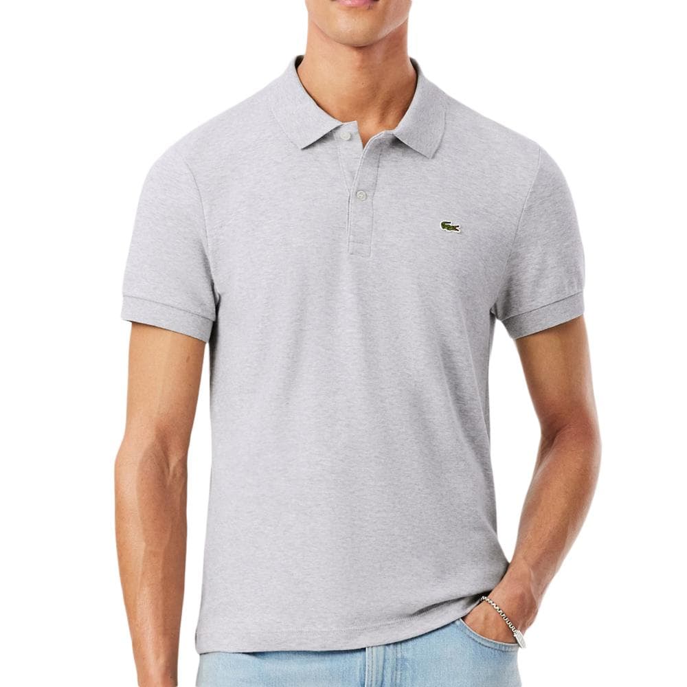 Polo Gris Homme Lacoste Regular Fit Pima 1