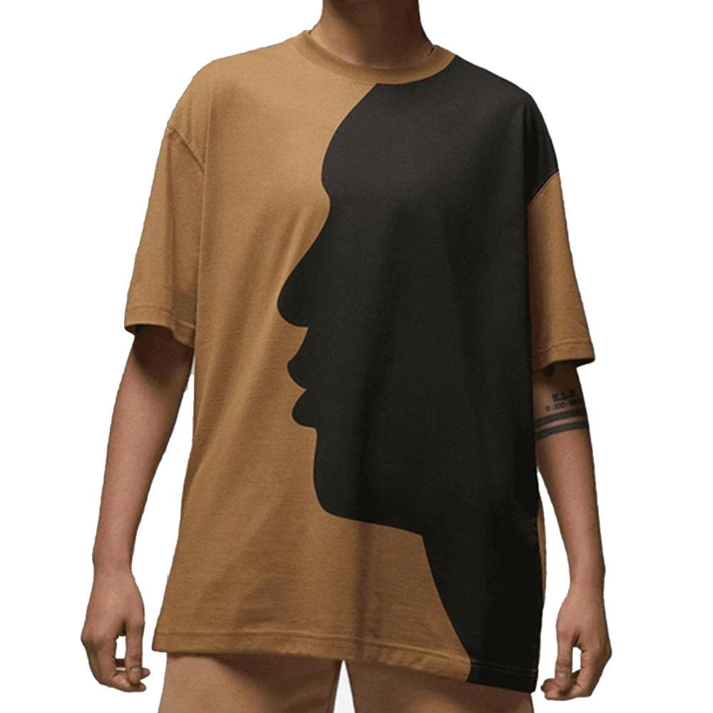 T-shirt Marron/Noir Femme Nike Gfx 1