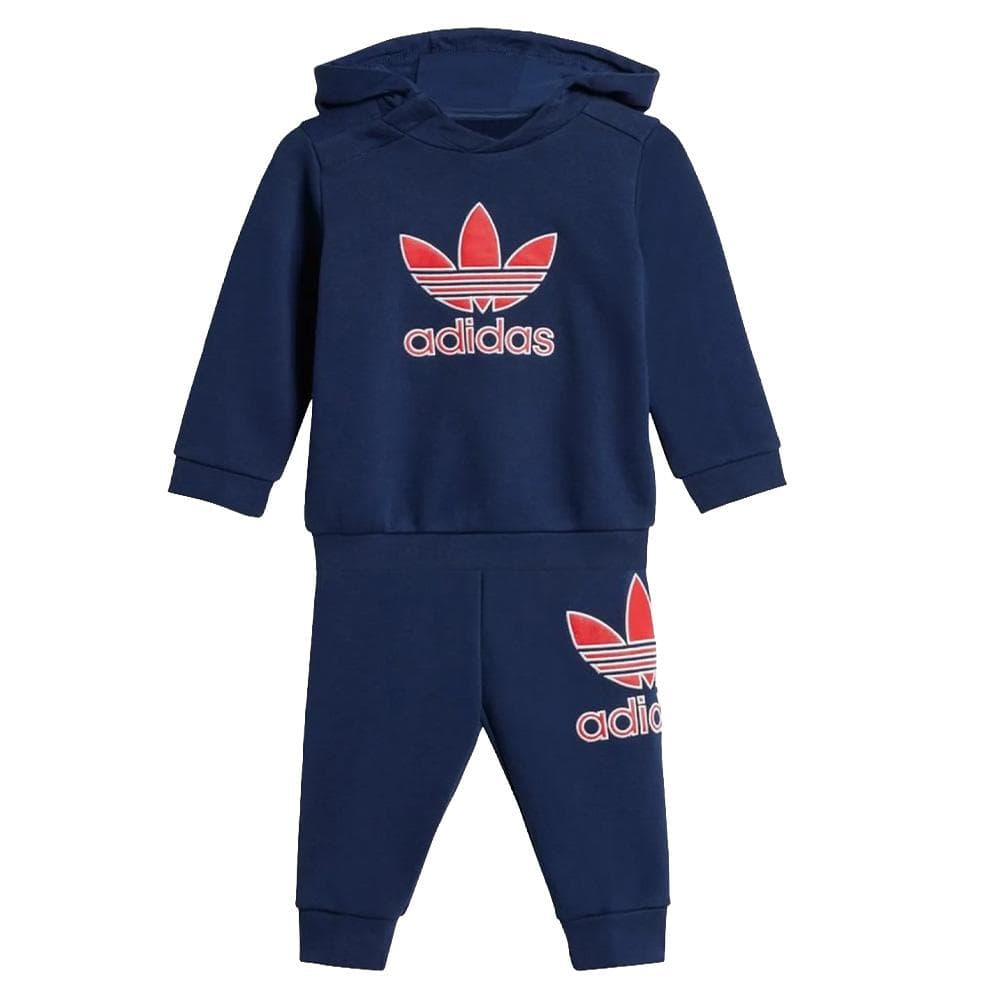 Survêtement Marine/Rouge Garçon Adidas Hoodie 1
