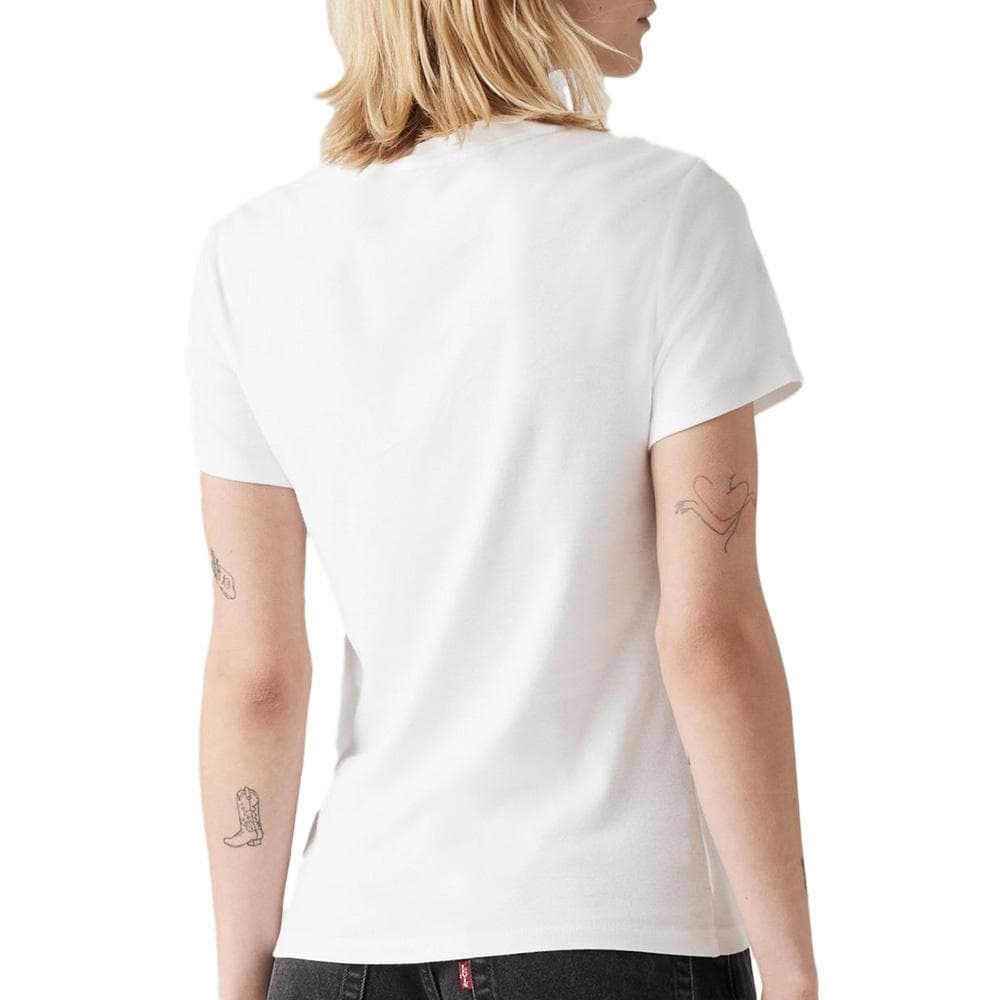 T-Shirt Blanc Femme Levi's Essential Neutral 2