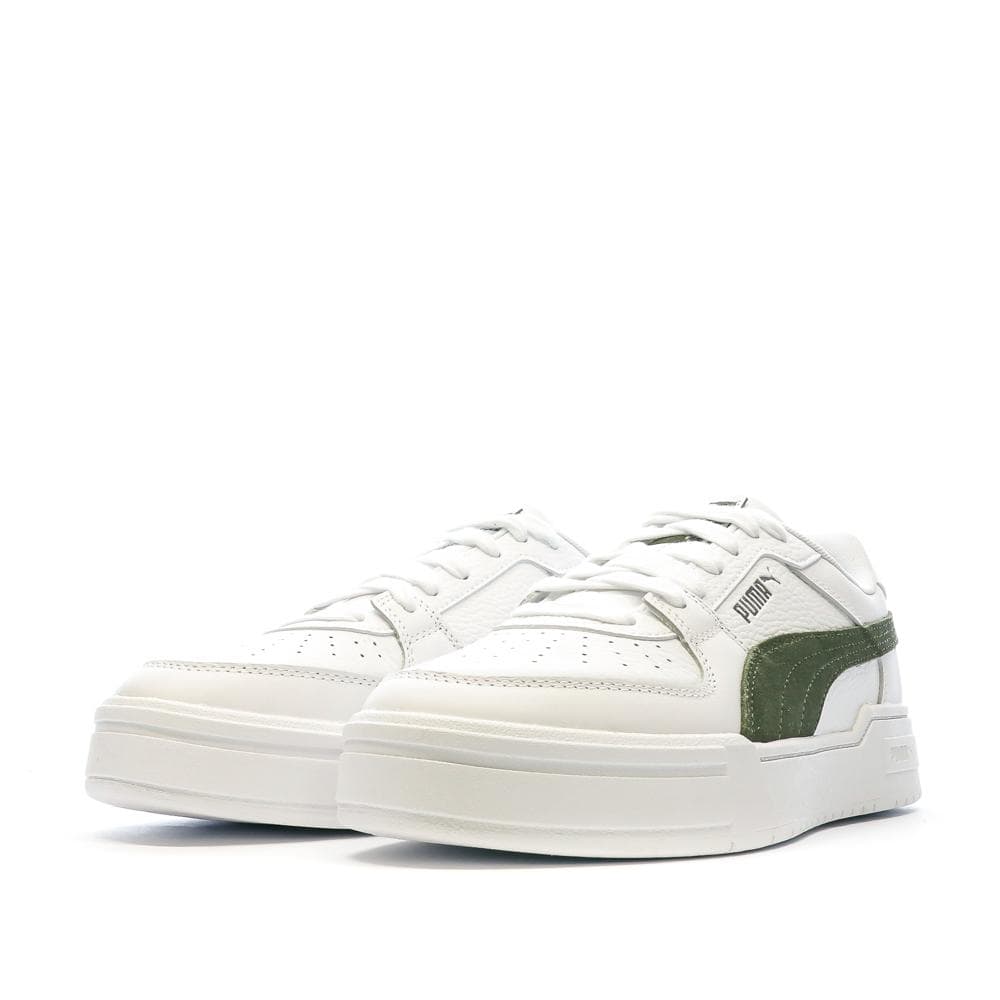 Baskets Blanches/Kaki Homme Puma Pro Classic 6