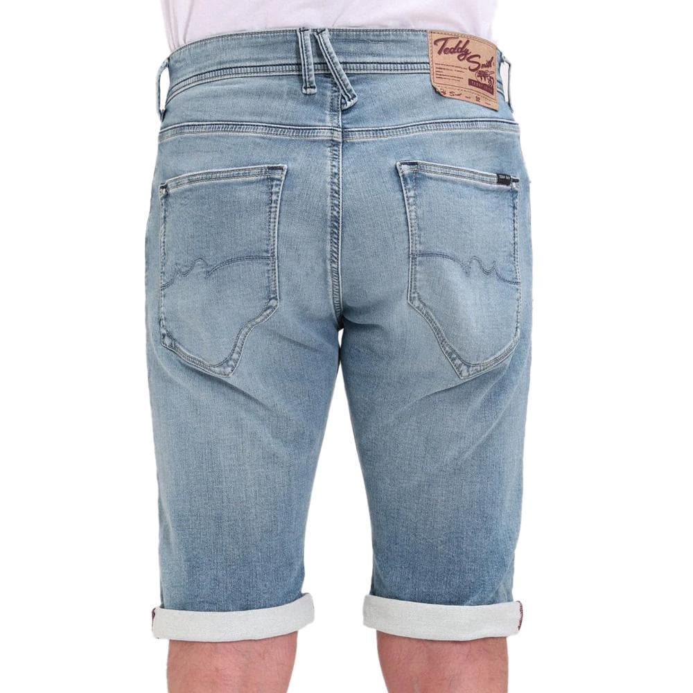 Short en Jeans Bleu Homme Teddy Smith Scotty 2