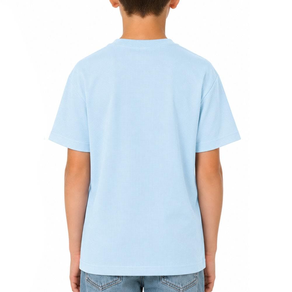 T-Shirt Bleu Clair Garçon Paname Brothers Poly Indigo 2