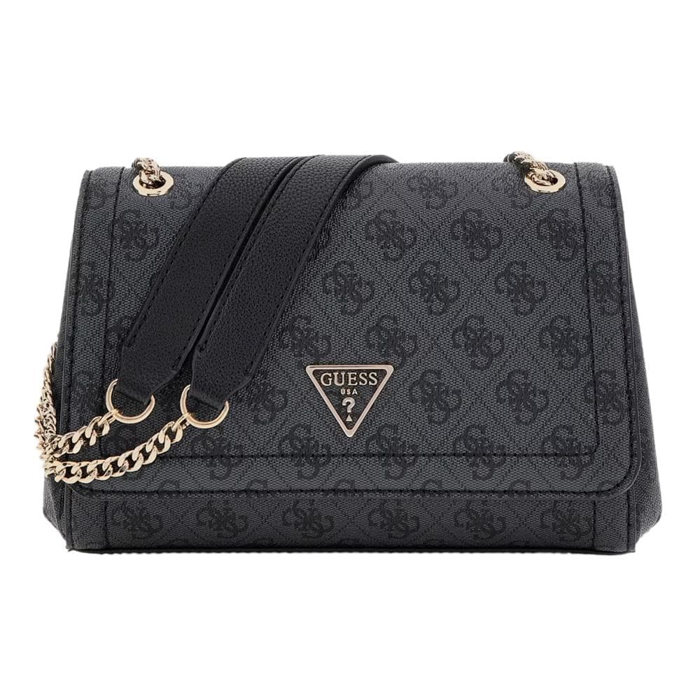 Sac à Bandoulière Noir/Doré Femme Guess Noelle 1