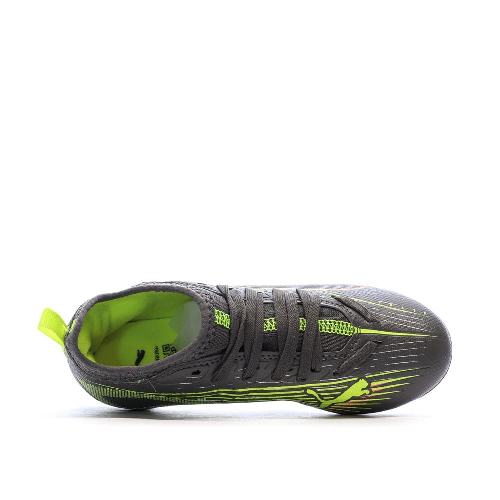 Chaussures de Foot Gris/Jaune Junior Puma Ultra 5 Match FG/AG 4