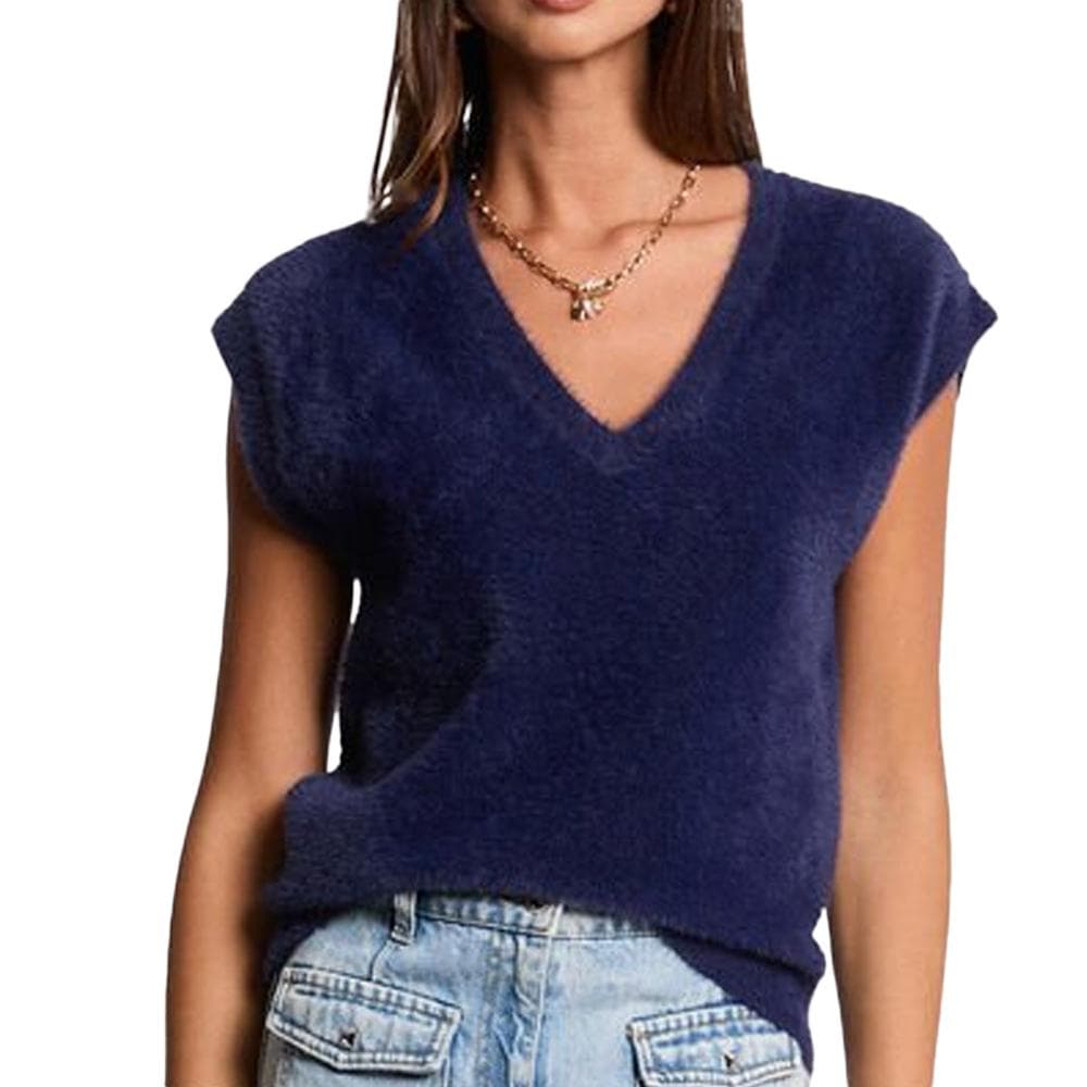 Pull Sans manches Marine Femme Morgan Cathy 1