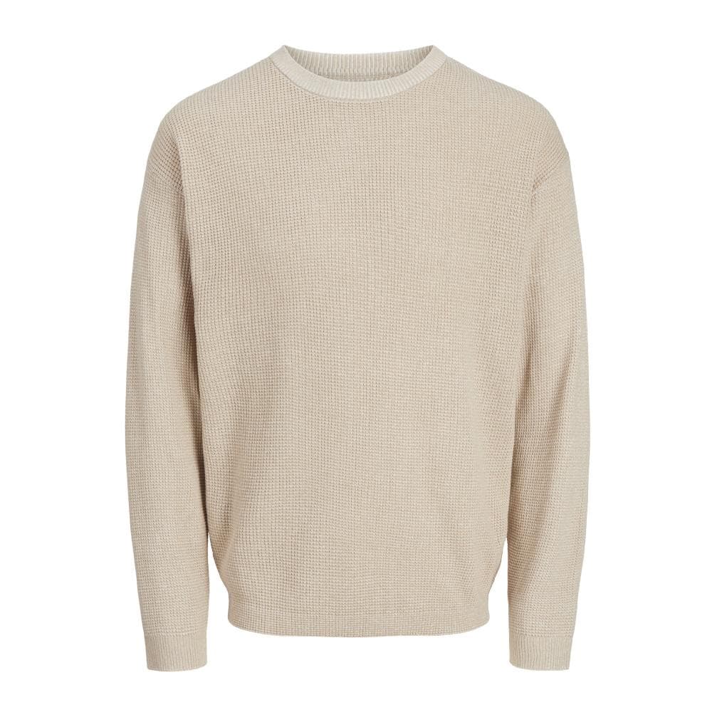 Pull Beige Homme Jack & Jones Neck Oxford 1